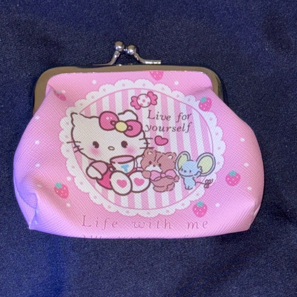 Hello Kitty Handbags - Hello Kitty Kisslock Wallet